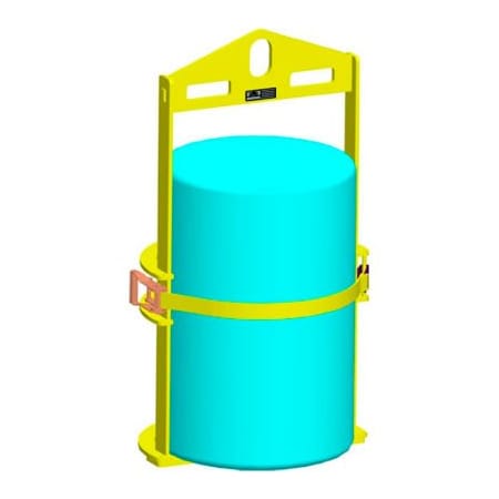 Machining & Welding By Olsen M&W Barrel Lifter, Yellow - 1000 Lb. Capacity 23589